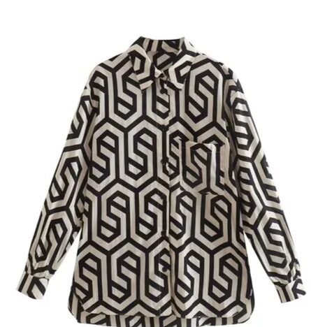 c0379e21-1bf7-4d24-a45f-20536f8ec003.jpg Black Fashion Geometric Print Shirts Vintage Long Sleeve