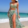 dfaf5ea6-f639-4668-8491-4de3124f2659.jpeg Swim Vcay Tropical Print Wrap Push Up Bikini Swimsuit With Beach Skirt