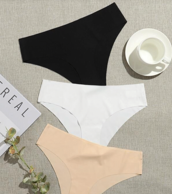 Black/White 3pack Seamless Panty Set