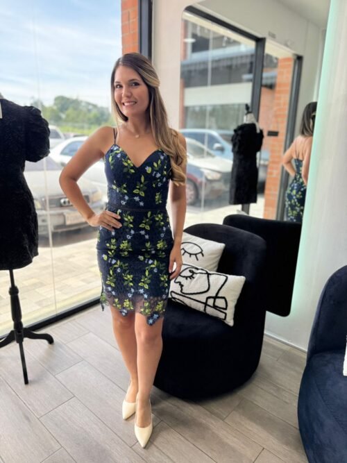 1e5a60f6-733a-469a-a7af-bec72ff70d20.jpeg Navy Floral Laced MIni Dress