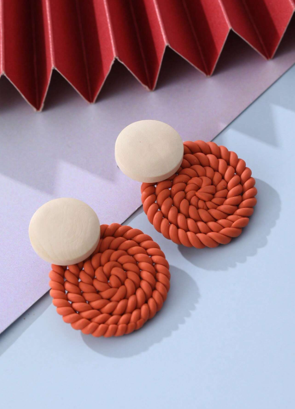 39dee1ae-c317-40f7-ab60-226cf89af4d2.png Orange Natural Wood 3D Sense Women Earrings