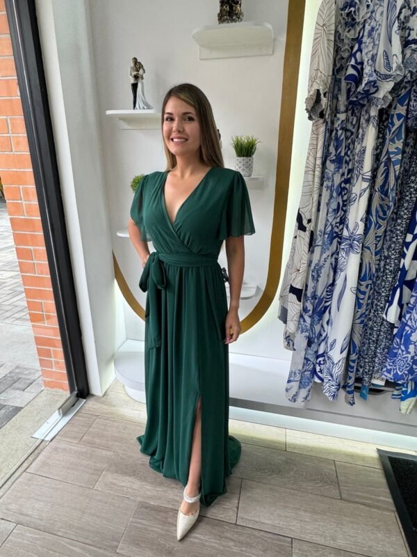 Hunter Green Maxi Dress