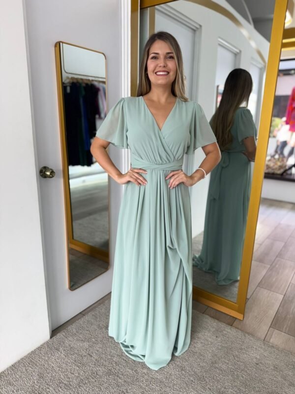 Sage Formal Maxi Dress
