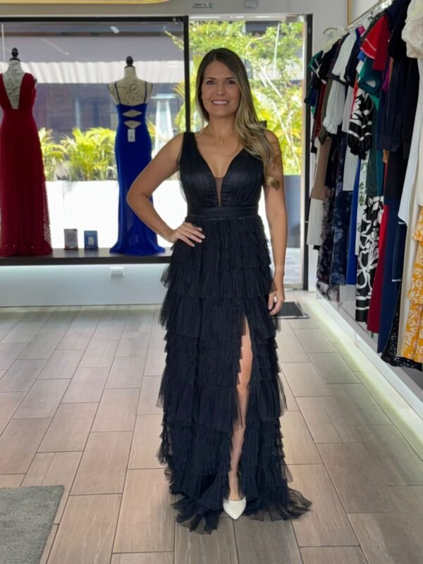 Black Maxi Party Dress