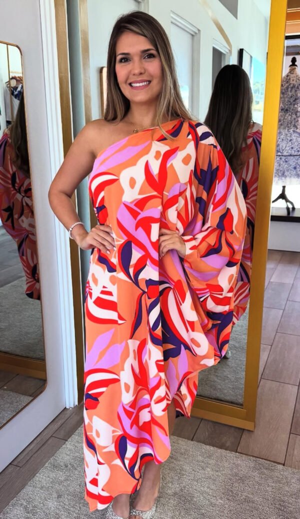 906421e6-ed11-4d58-a681-6a9c9f8149d9.jpeg Tropical Asymmetrical One Sleeve Dress