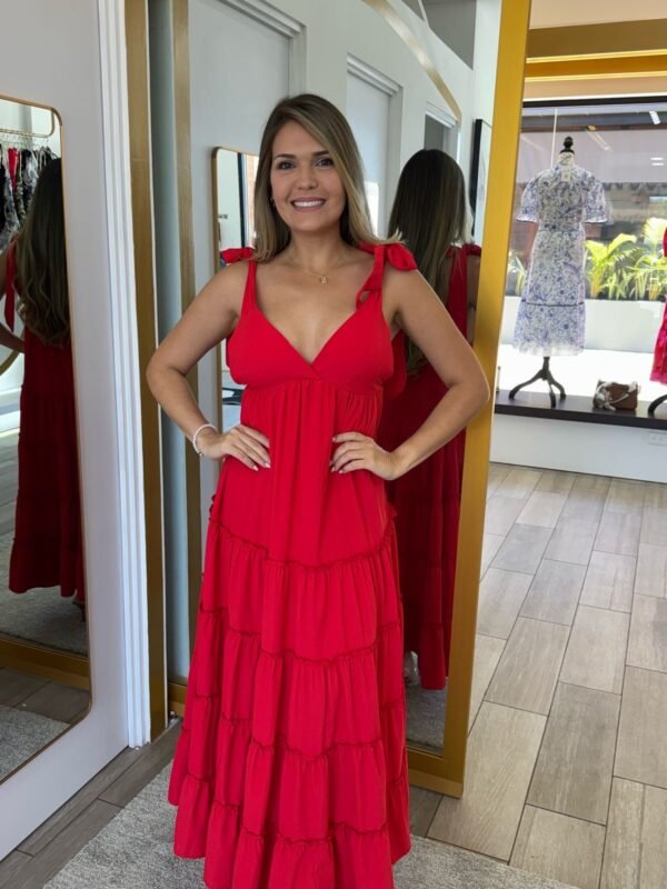 a5a04947-f8d8-415f-91c7-80037f89ad0a.jpeg Red V Neck One Piece Dress Strappy Backless Dress