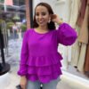 aa20b5ac-122d-402b-9ba1-ab02ea1a3258.jpeg Magenta Ruffle Blouse