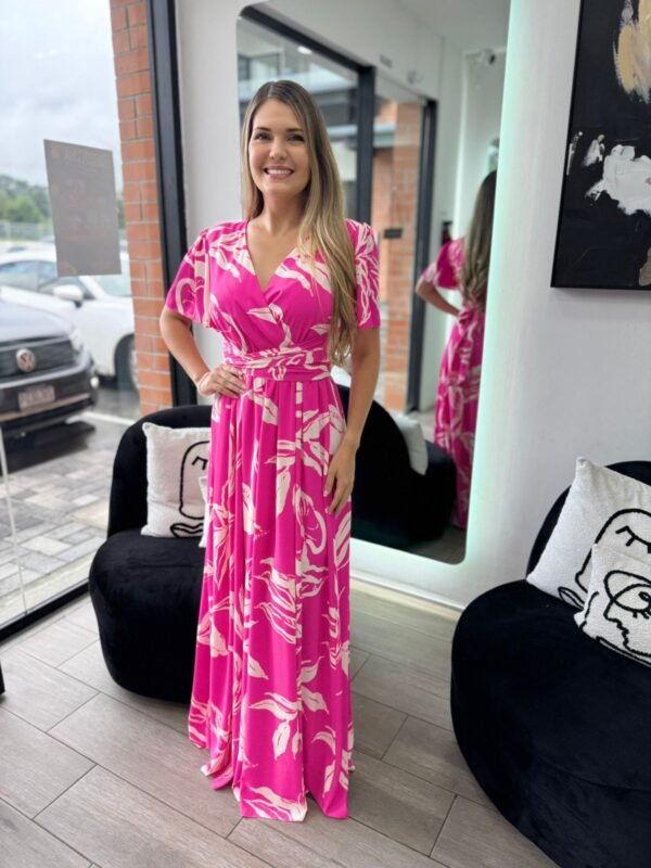 Fuchsia Maxi Formal Dress RR