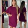 f15f31d4-ddc1-4d10-a901-78ed3436b2cf.jpg Wine Solid cape dress