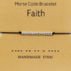 Faith Bracelet Code Morse